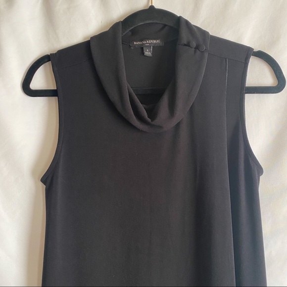 Banana Republic black sleeveless dress, size small - Picture 4 of 15